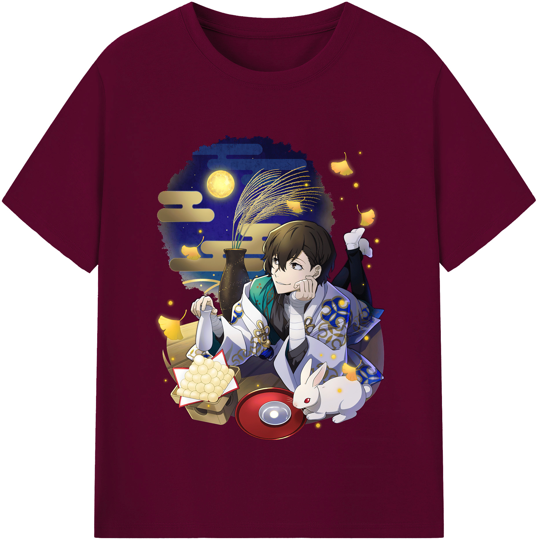 （画像用） 文豪ストレイドッグス Bungo Stray Dogs レディースカジュアルプリントTシャツ（綿100％）